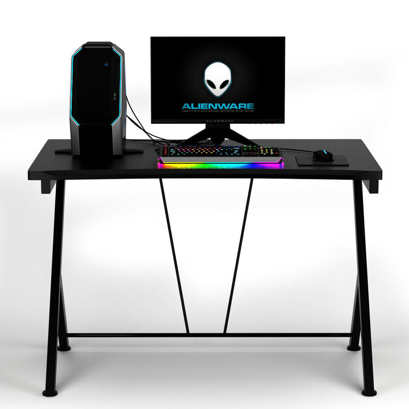 Costway Gaming Desk Computer Desk PC Laptop Table Workstation Home Office Ergonomic New
