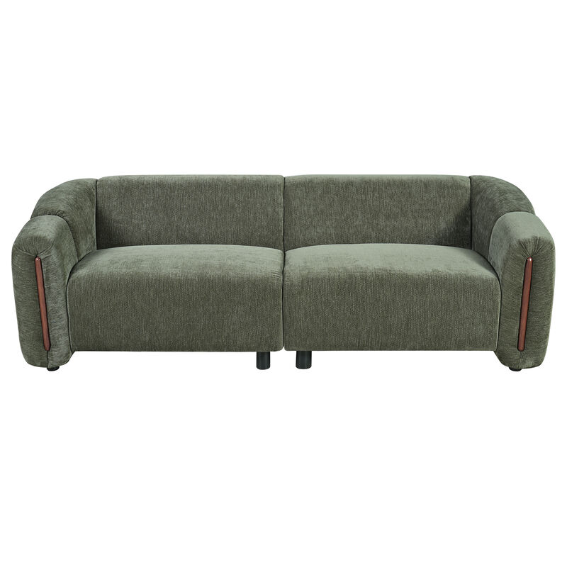 Vixba 87.4" Modern Curved Block Sofa image number 0