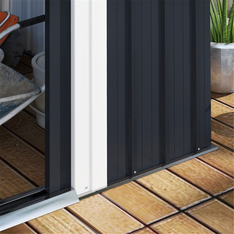 Metal Garden Shed for Storing Tools Equipment and Outdoor Essentials