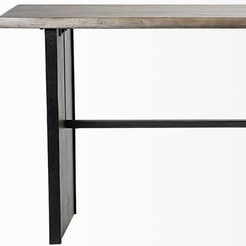 HomeRoots 70" Brown Solid Wood Solid Console Table image number 4