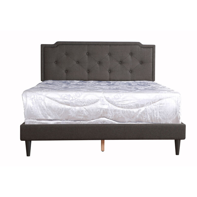 Deb G1106QBUP Queen Bed All In One Box, BLACK