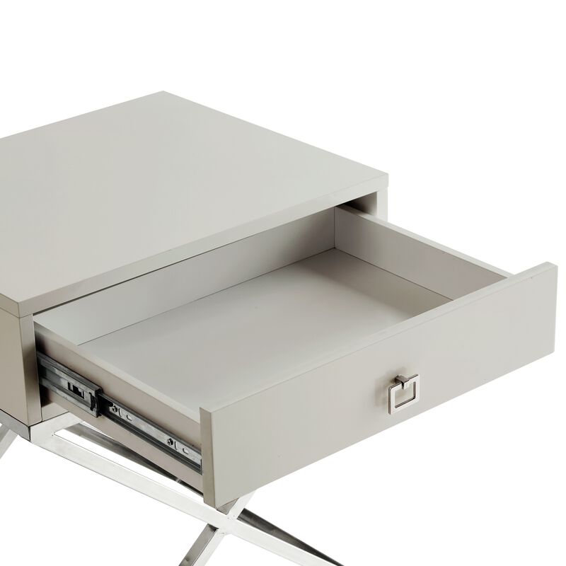 Inspired Home Cassie  Side Table/Accent Table/Nightstand