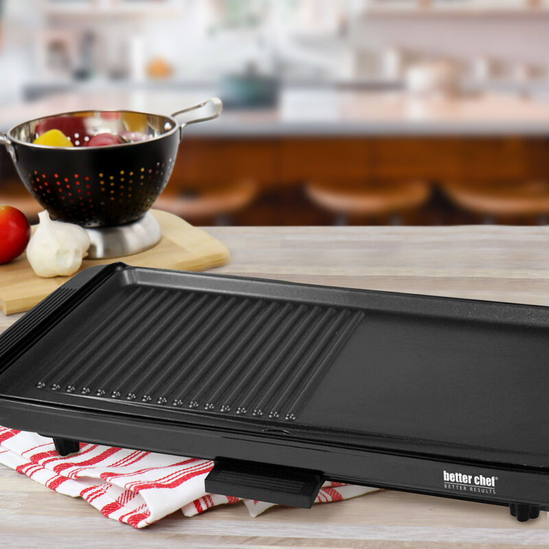 Better Chef 2 in 1 Family Size Electric Counter Top Grill/Griddle