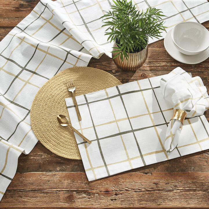 Split P Phoenix Plaid Placemat Set of 4