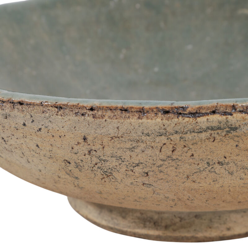 12" 2-Tone Bowl, Green/Brown image number 5