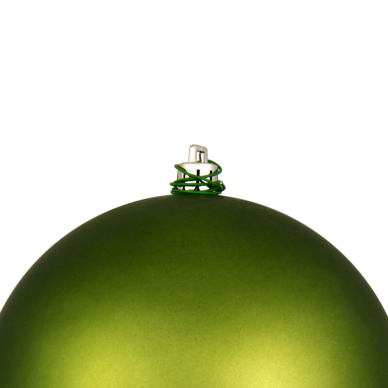Vickerman 8" Juniper Green Matte Ball Ornament. image number 1
