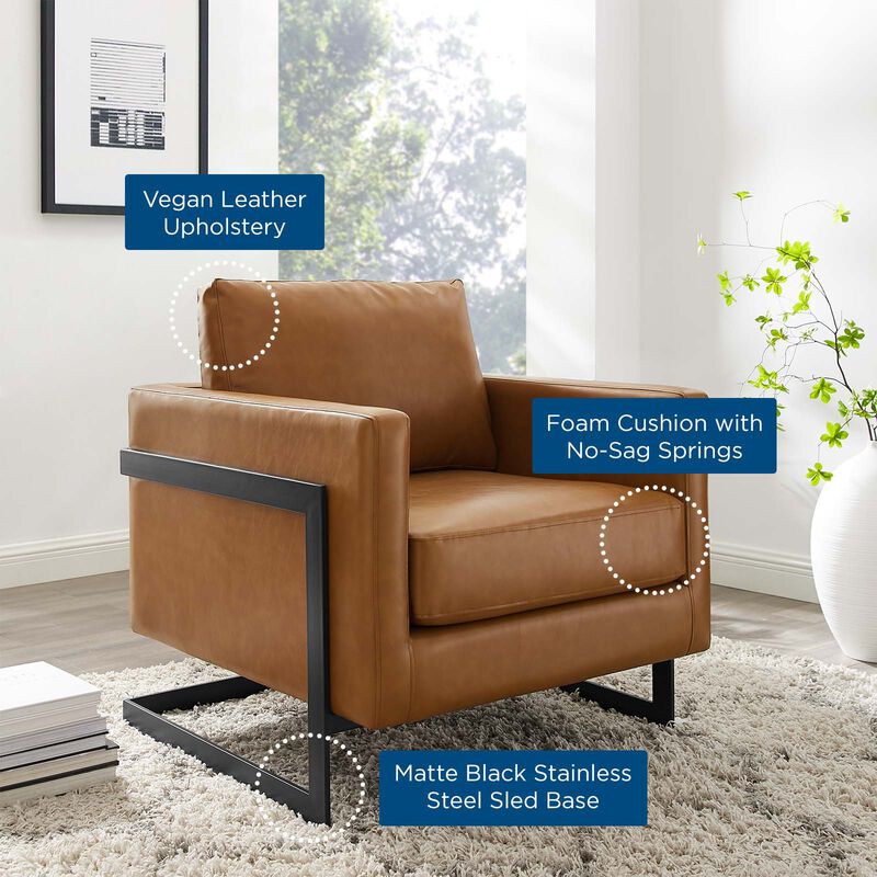 Posse Performance Velvet Accent Chair image number 7