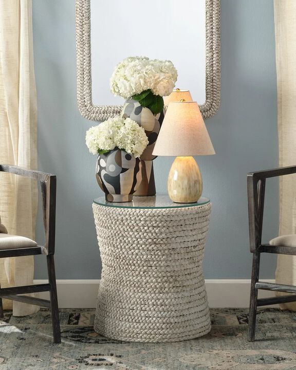 Grain Braided Side Accent Table