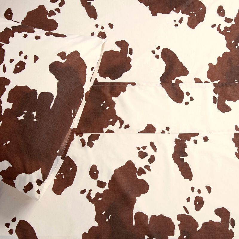 Elsa Cowhide Twin Sheet Set image number 3