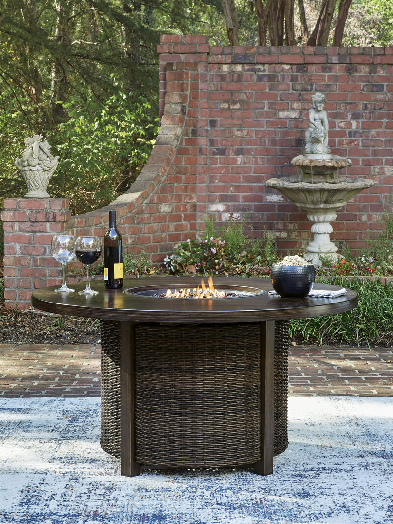 Drakes Beach Outdoor Fire Pit Table image number 1