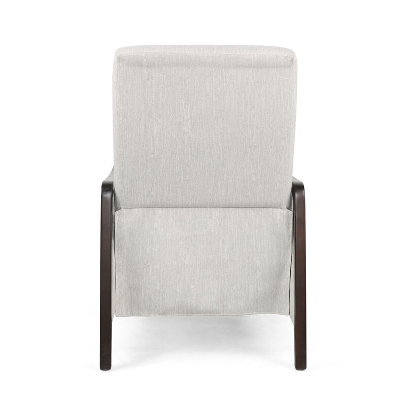 Merax Push-back Fabric Recliner Chair with Birch Wood Frame