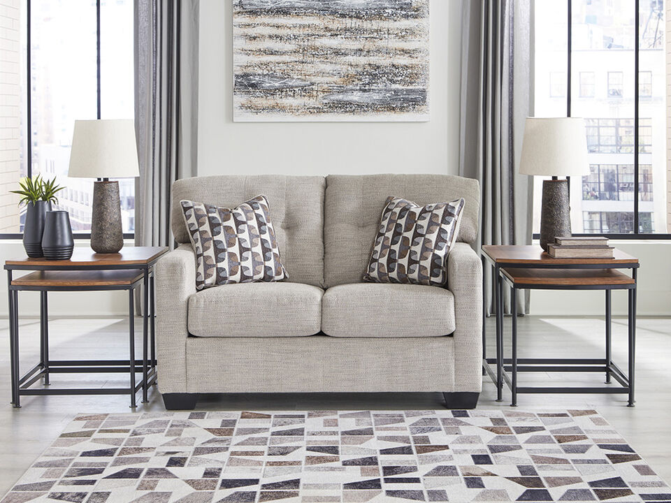 Mahoney Pebble Loveseat