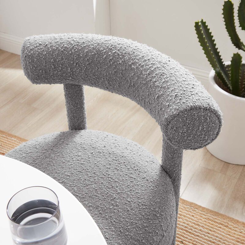 Toulouse Boucle Fabric Dining Chair image number 7