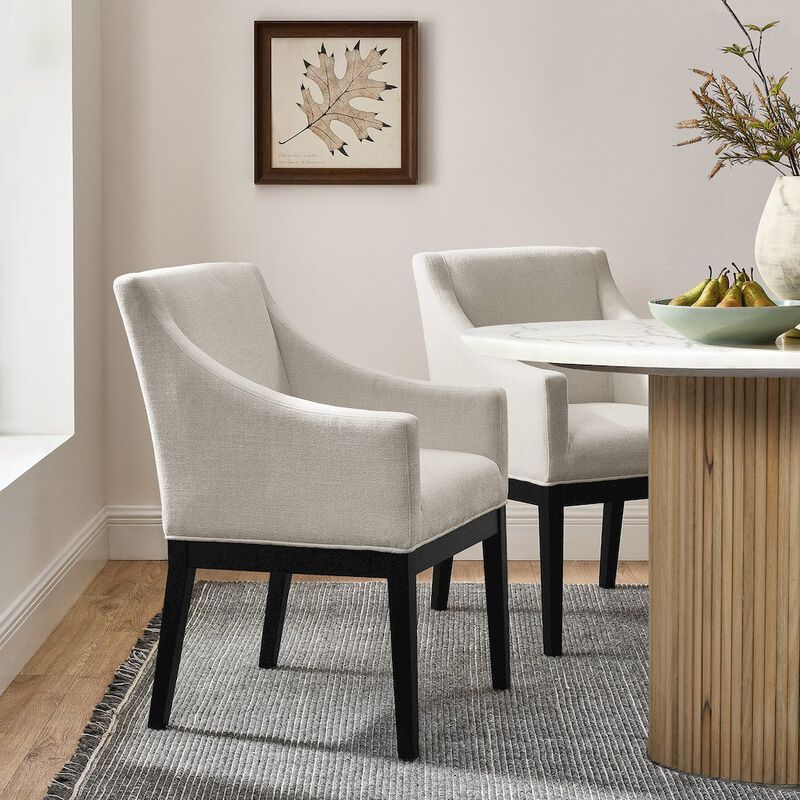 Alton Fabric Upholstered Dining Armchair image number 7