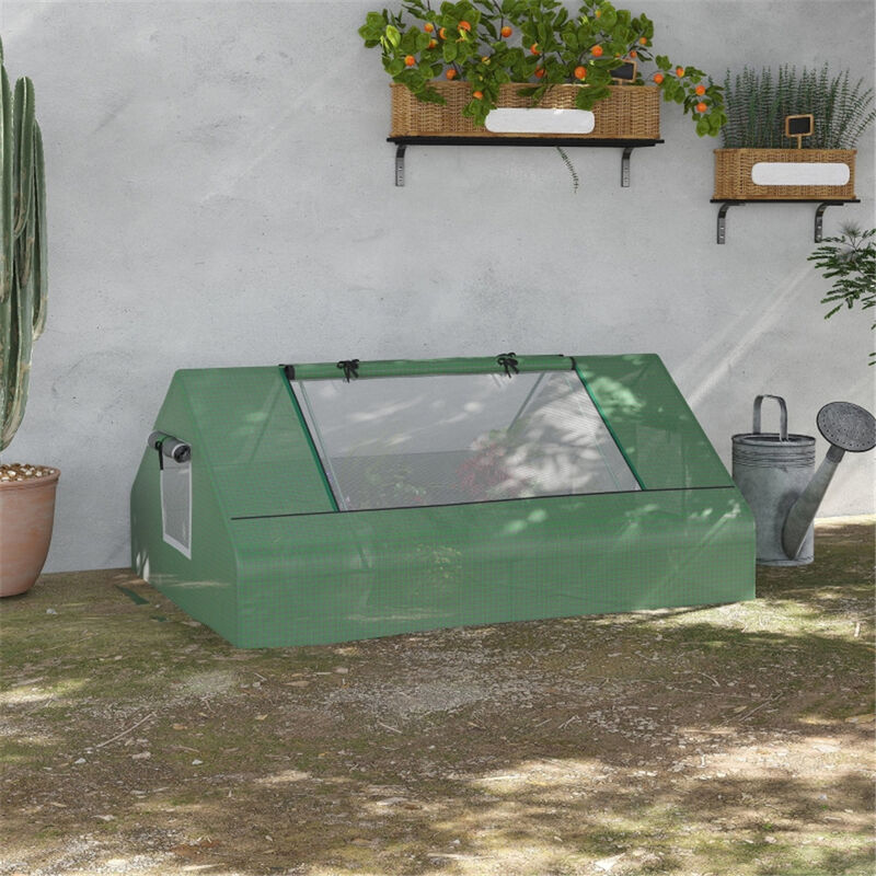 Weather-Resistant Mini Greenhouse for Plant Growth