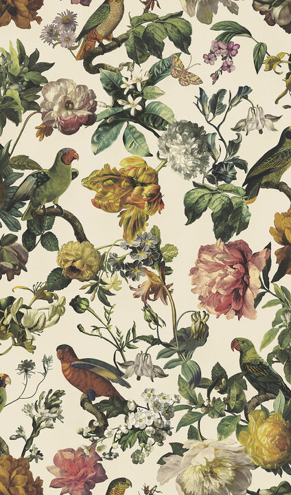 Claude Cream Floral Wallpaper