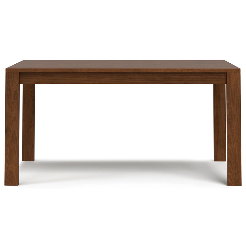 Wilson 60 inch x 36 inch Rectangle Transitional Dining Table in Walnut Veneer