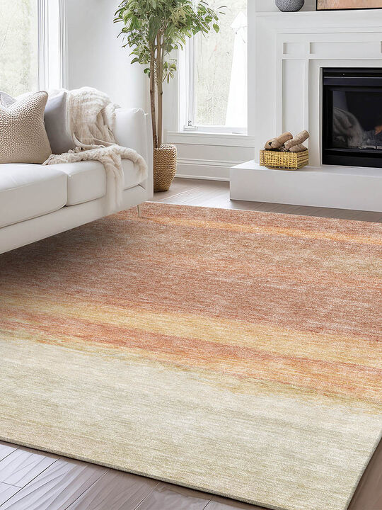 Trevi TV2 Salmon 3' x 5' Rug