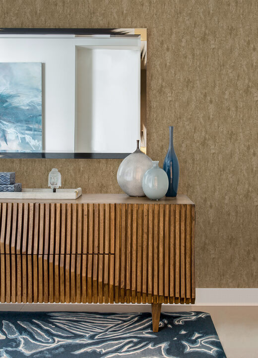 Diorite Brass Splatter Wallpaper