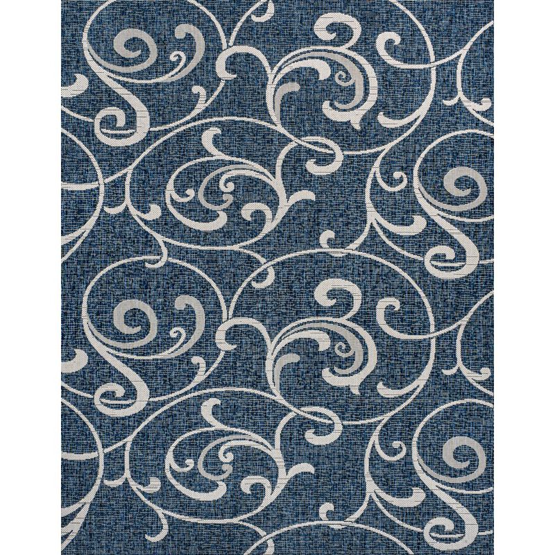 Maribel Traditional Classic All-Over Scroll Indoor/Outdoor Area Rug