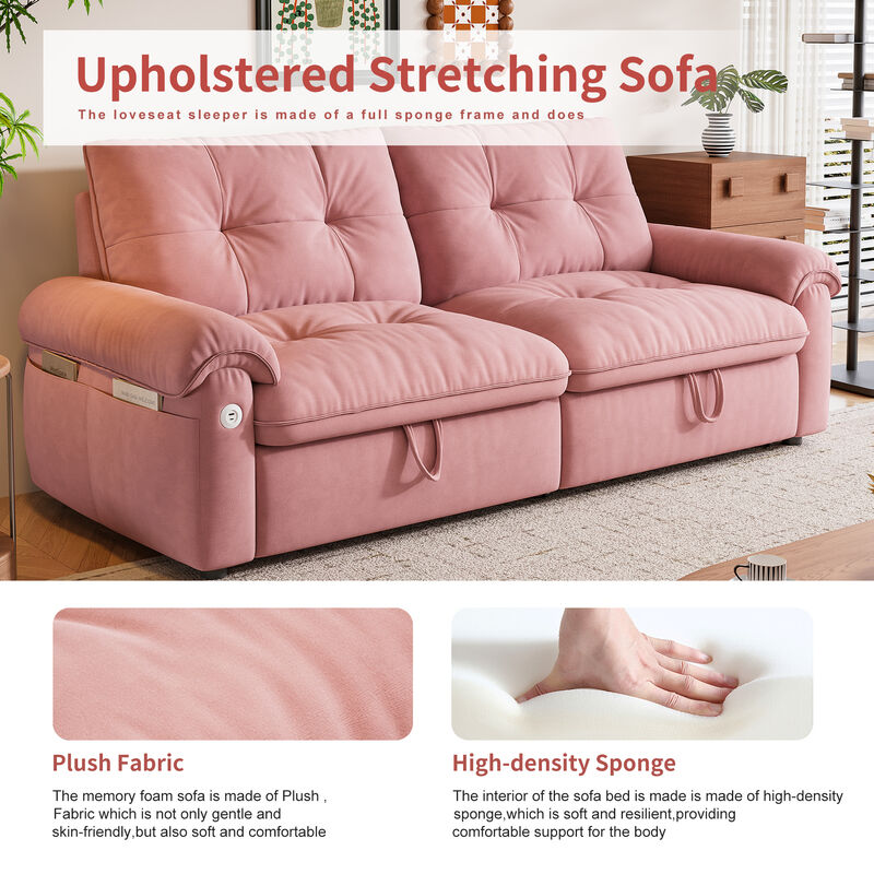 Vaffla  2-in-1 convertible sofa bed image number 4