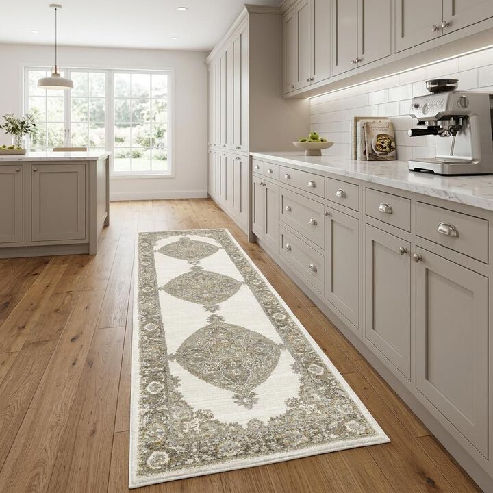 HomeRoots Oriental Runner Rug