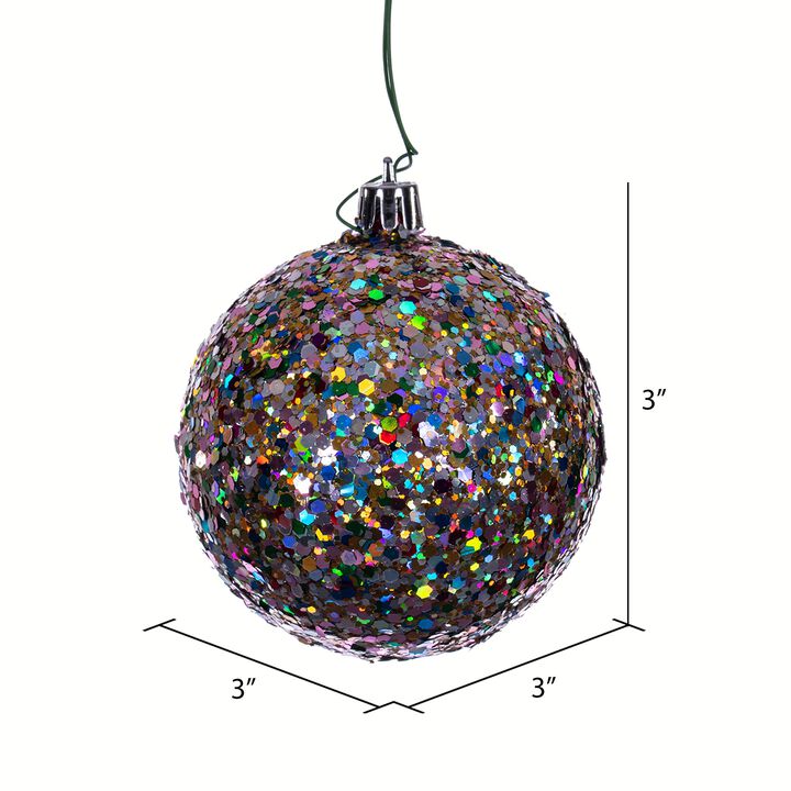 Multi-color Glitter Ball Drill 12/Bag