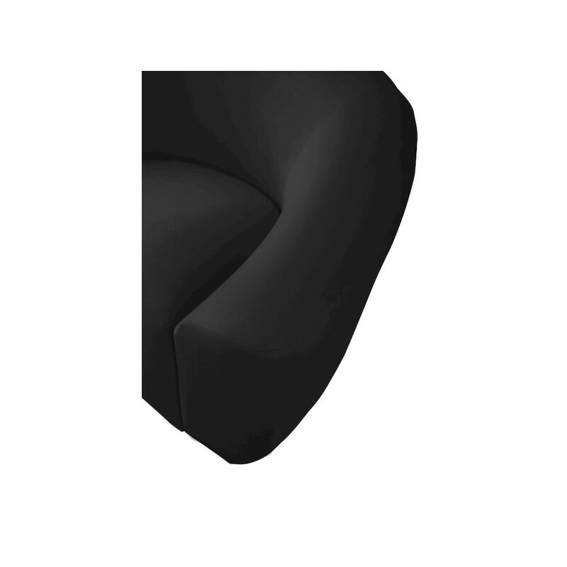 Meridian Furniture Riley Black Velvet Loveseat