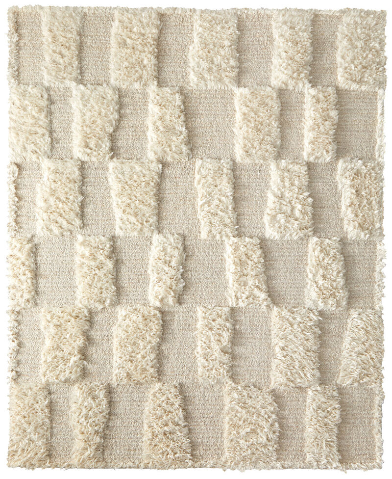 HomeRoots Wool Geometric Hand Woven Area Rug image number 2