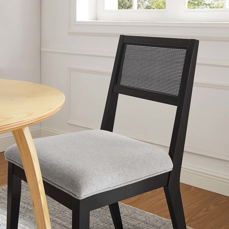 Modway Nimba Dining Chair, Heathered Weave Light Gray image number 9