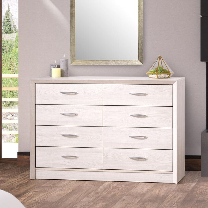 CorLiving NPT-301-W Newport 8 Drawer Dresser