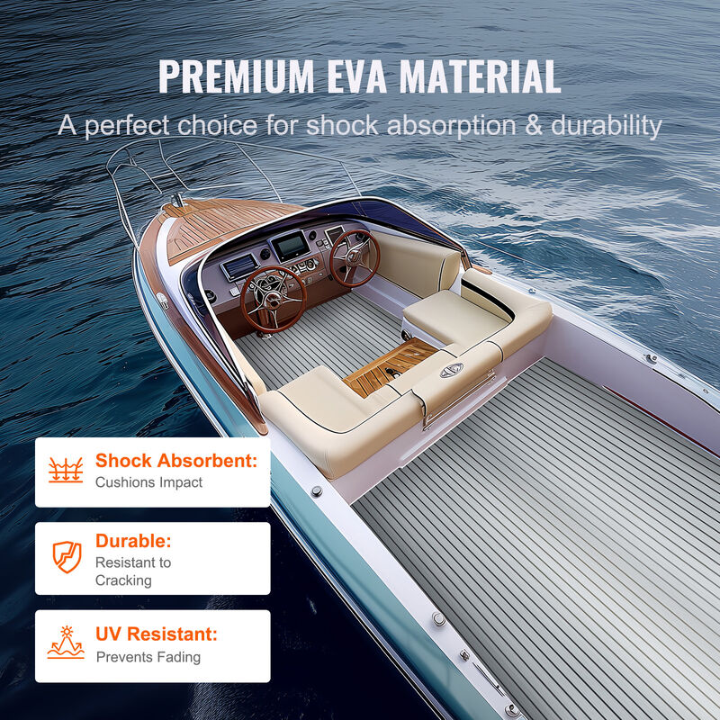 EVA Foam Boat Decking 94.5" x 45.7" with Self-Adhesive Backing image number 3