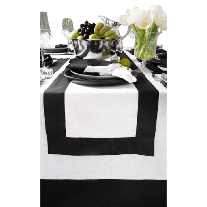 Solino Home 100% Pure Linen Table Runner - Contempo