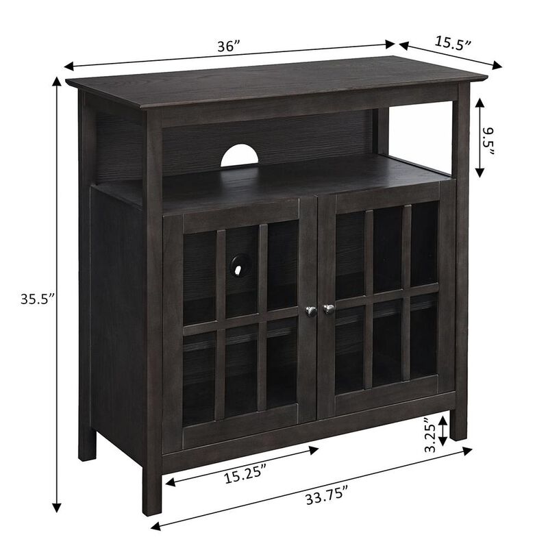 Convenience Concepts Big Sur Highboy TV Stand