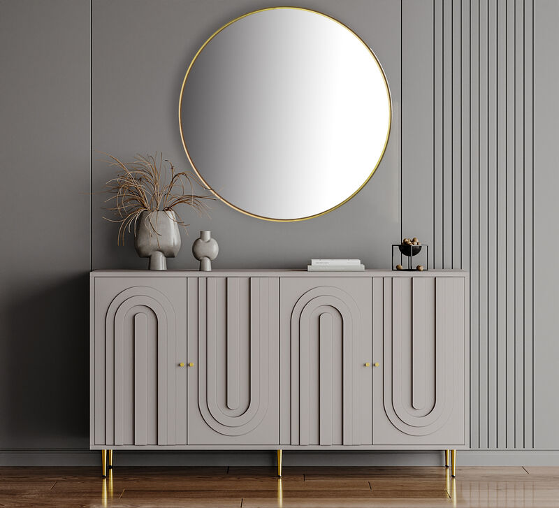 Gitvuk Wooden Cabinet Sideboard image number 4