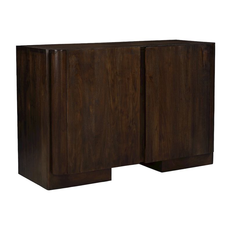 Alex Hamilton Percy 2-Door Sideboard in Barista Brown on Solid Acacia Wood