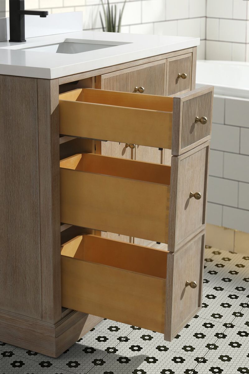 Redondo 42" Bathroom Vanity Ash Oak image number 5