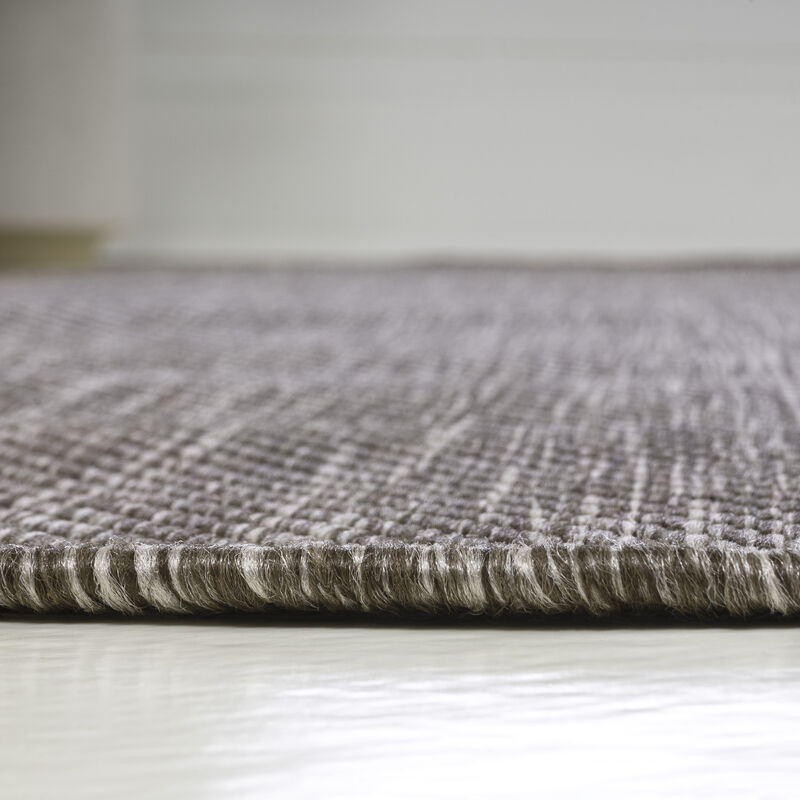 Miles Modern Minimalist Radius Corner Solid Area Rug