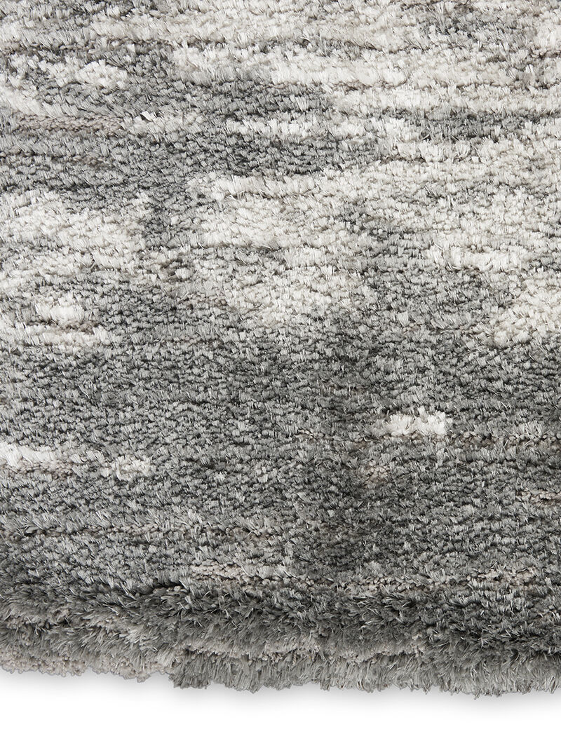 Dreamy Shag DRS02 Charcoal/Ivory 9' x 12' Rug