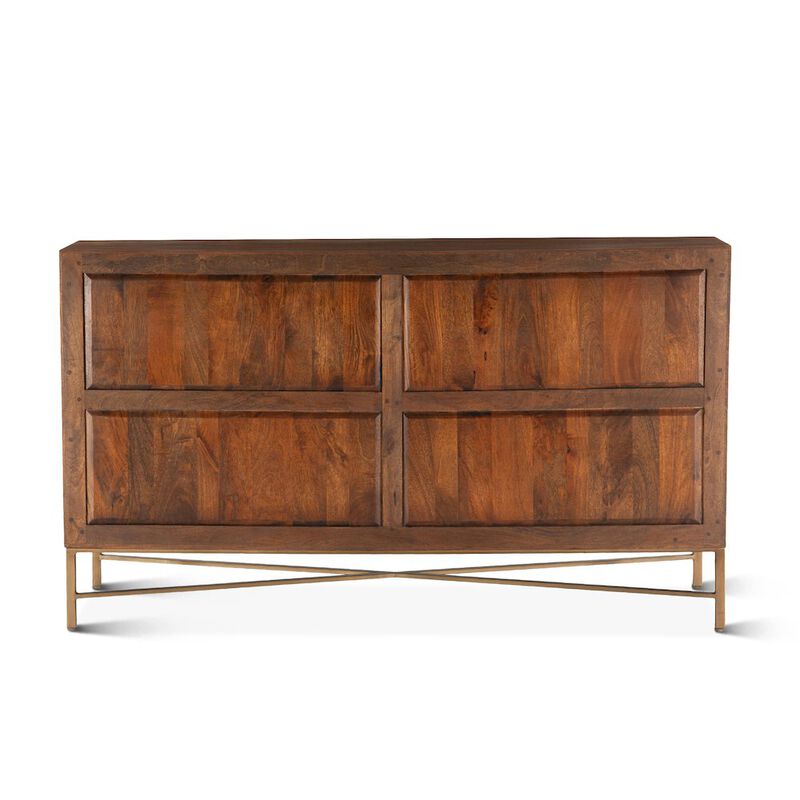 World Interiors Manhattan Retro Mid Century Wood Dresser