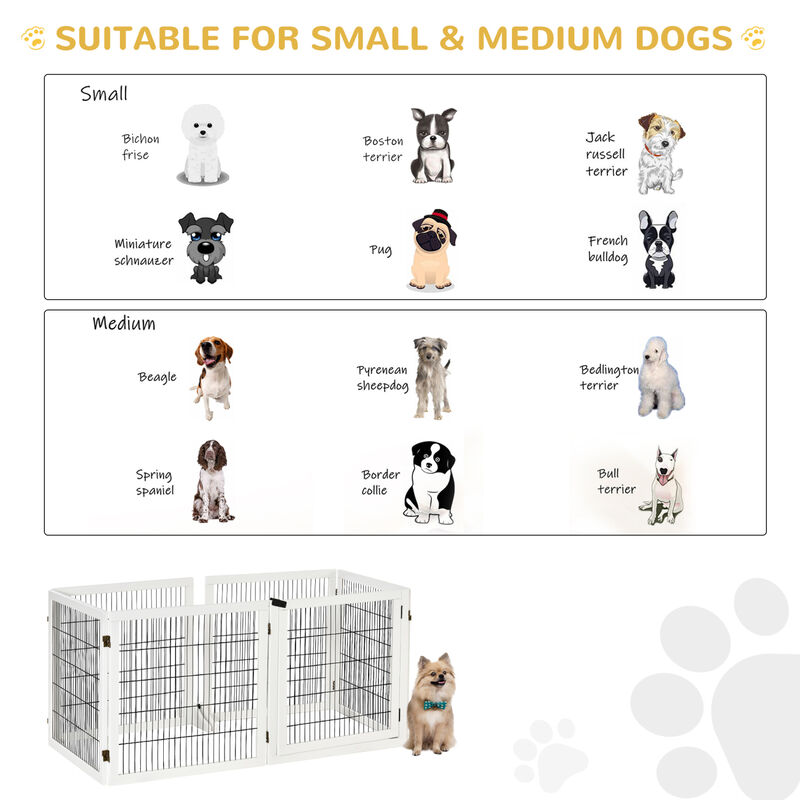 Streamdale Freestanding 6-Panel Wooden Dog Gate image number 3