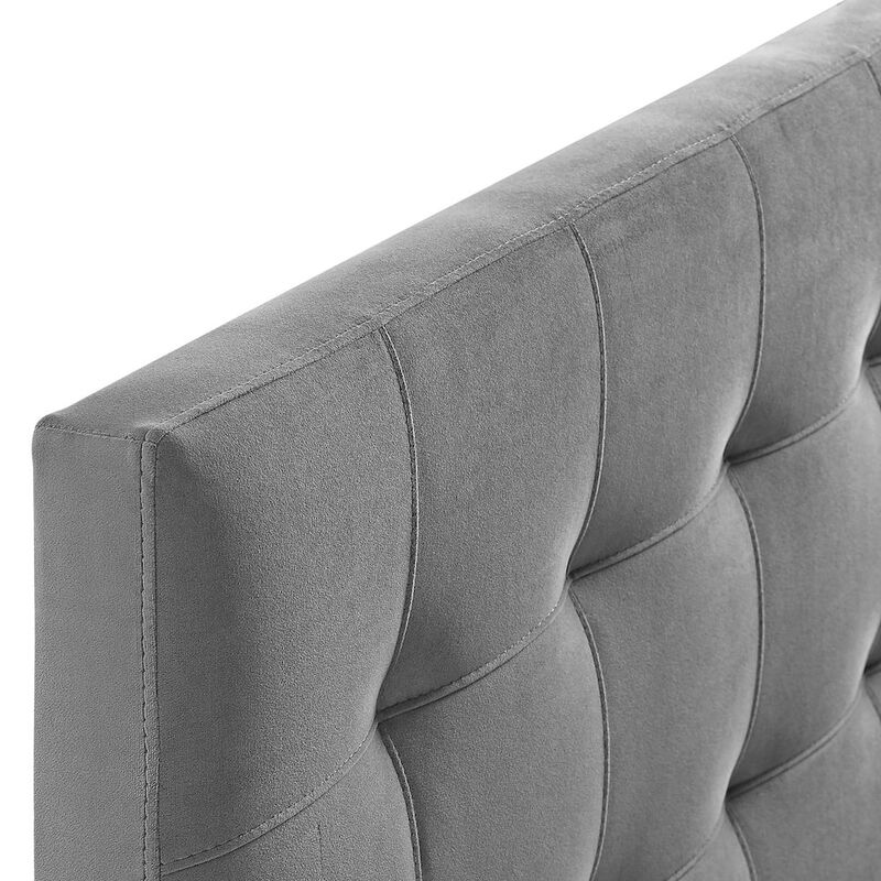 Lily Biscuit Tufted Performance Velvet Queen Headboard image number 5