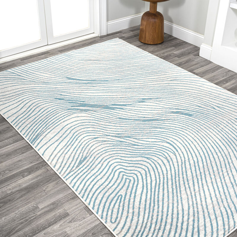 Arlo Woodgrain Geometric Area Rug