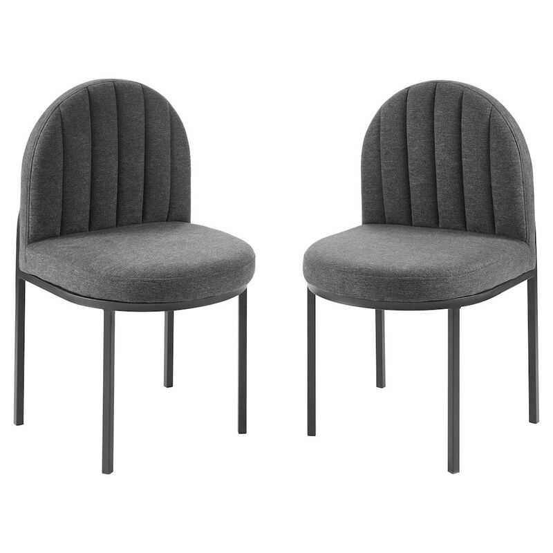 Isla Upholstered Fabric Dining Side Chair Set of 2 image number 0