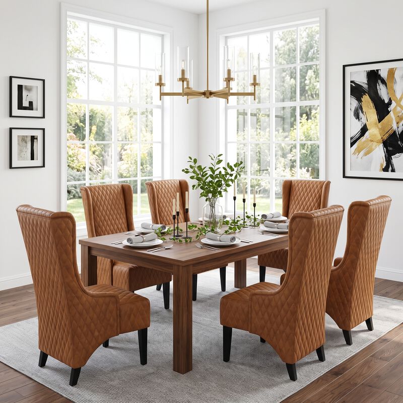 Caldik 23.03" PU Accent Chair image number 2