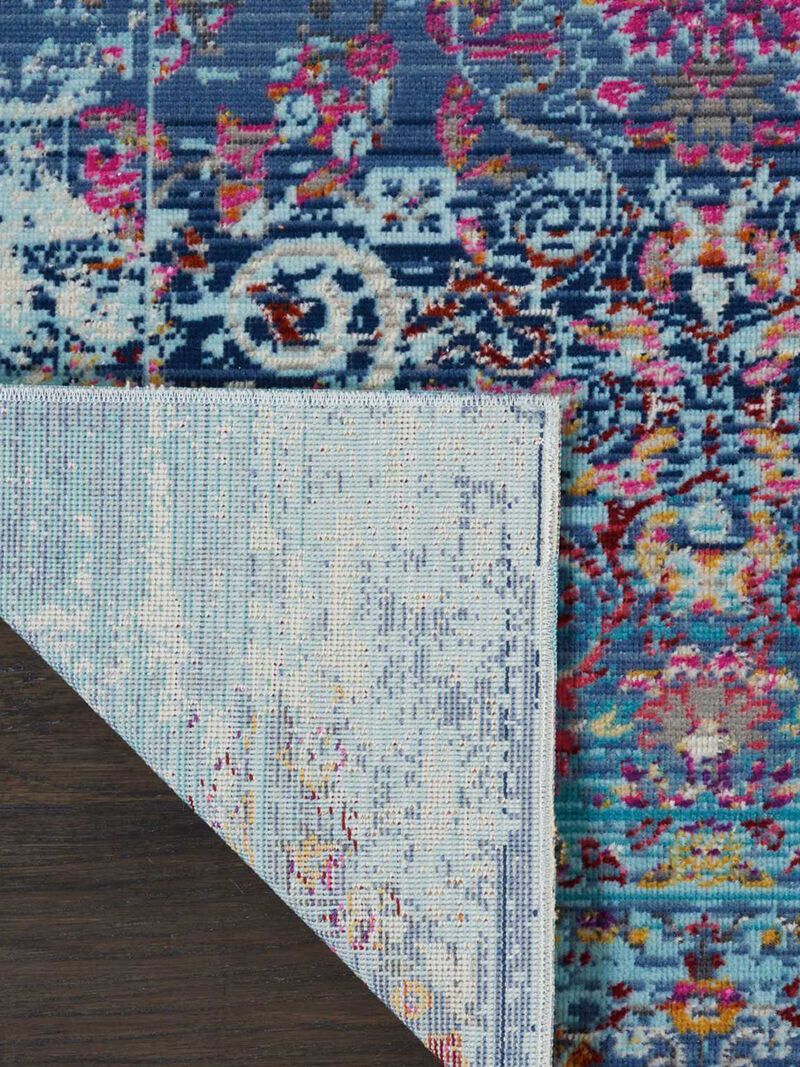 Vintage Kashan VKA02 Blue 2' x 6' Rug