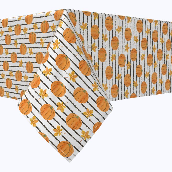 Fabric Textile Products, Inc. Rectangular Tablecloth, 100% Cotton, Abstract Autumn Stripe