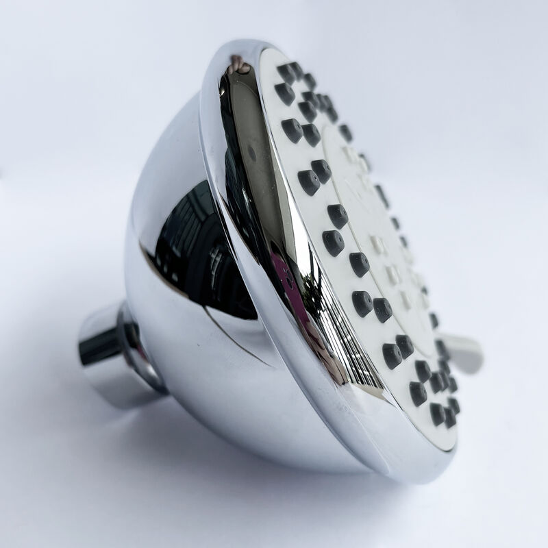 Fixed High-Pressure Rainfall Shower Head, 3 Spray Settings, Adjustable Swivel Ball Joint for Easy Positioning