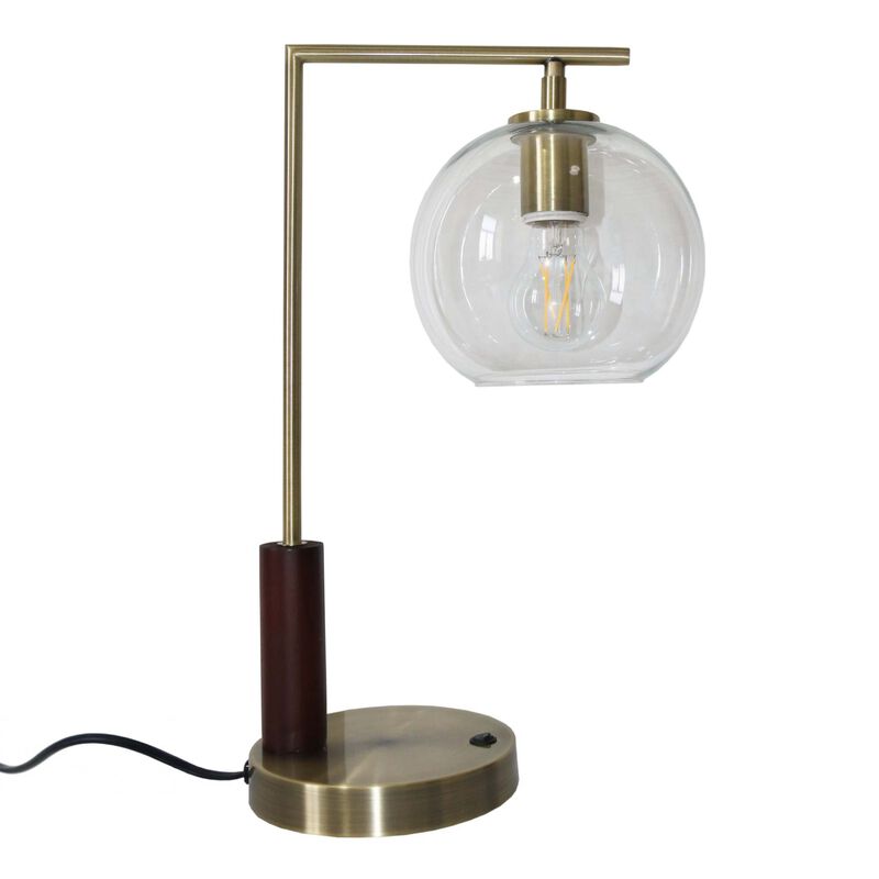 ELEMENT ACE Modern Classic Right Angle Glass Table Lamp Versatile Decorative Lighting for Villa Living Room Bedroom Study Office Easy Assembly Stable Durable image number 0