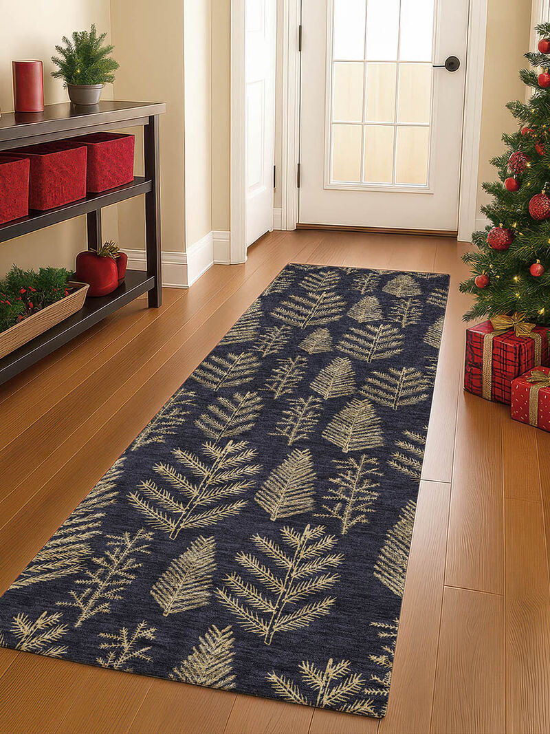Merry & Bright MY21 Black 2'3" x 7'6" Rug